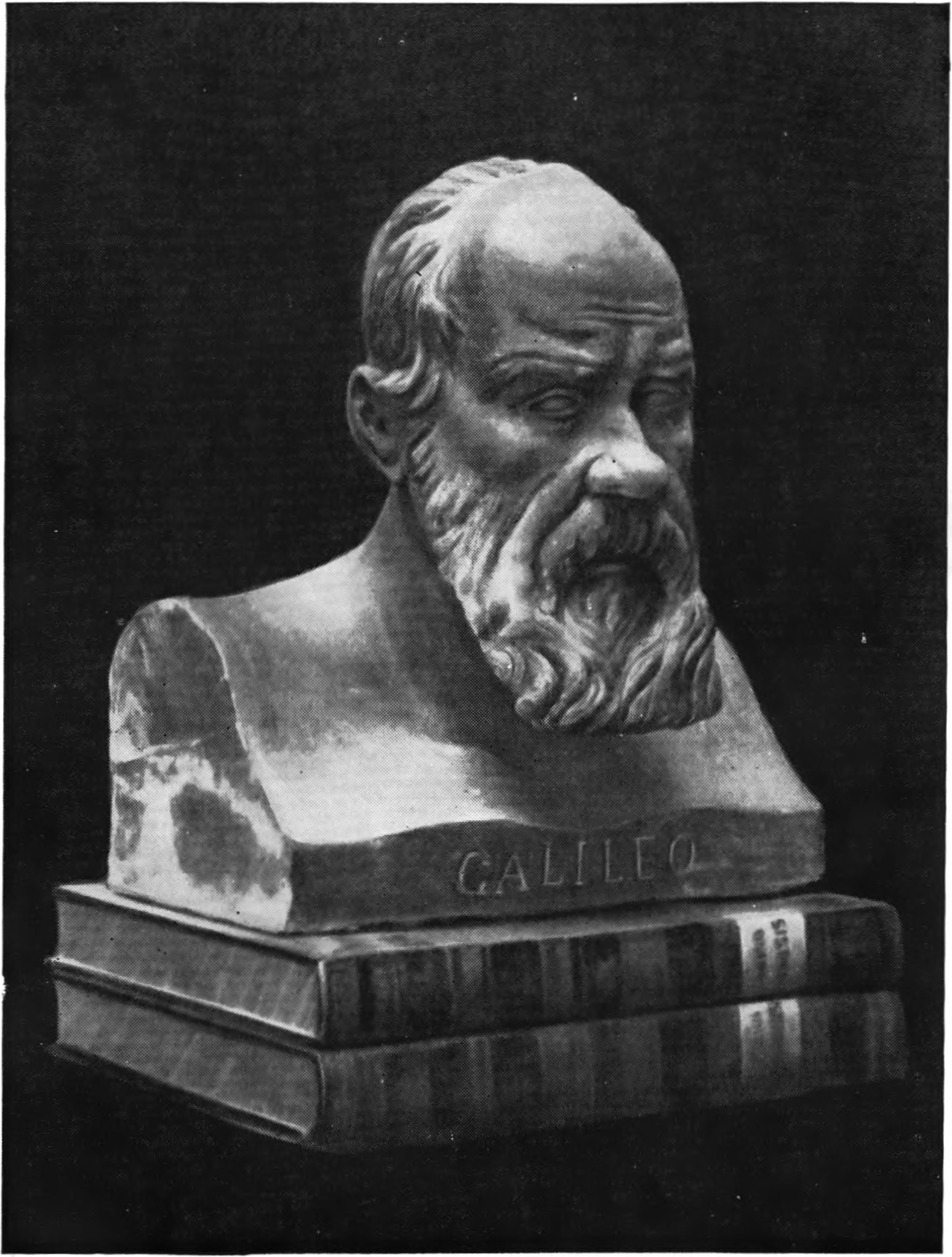 Бюст Галилея, скульптура Леоне