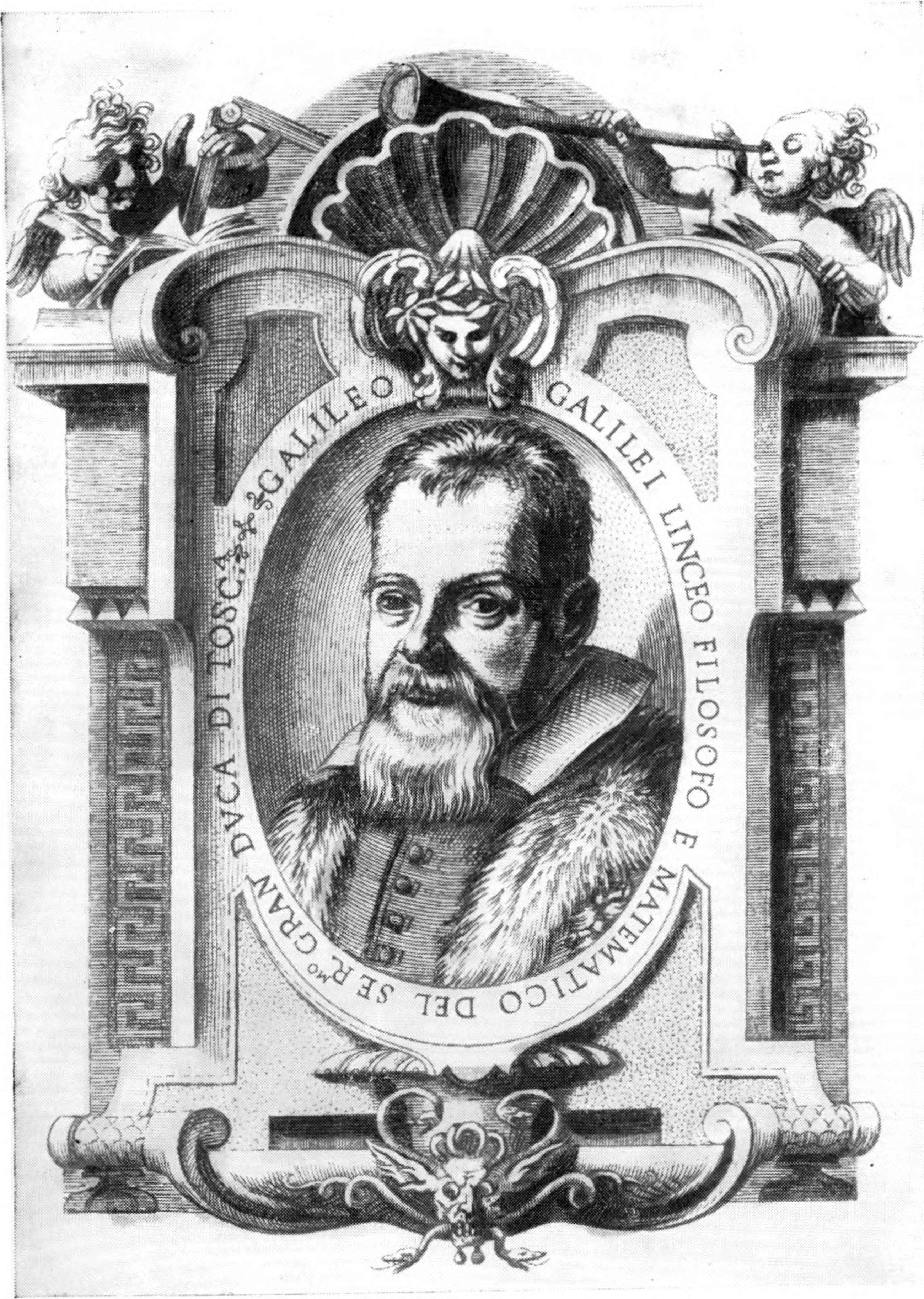 Портрет Галилея. Гравюра XVII в.