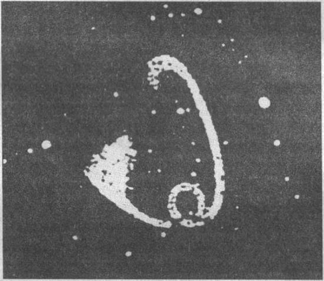 Рис. 54. Петля на траектории движения метеора, наблюдавшегося Перец-дель-Пульгаром 16 октября 1903 г