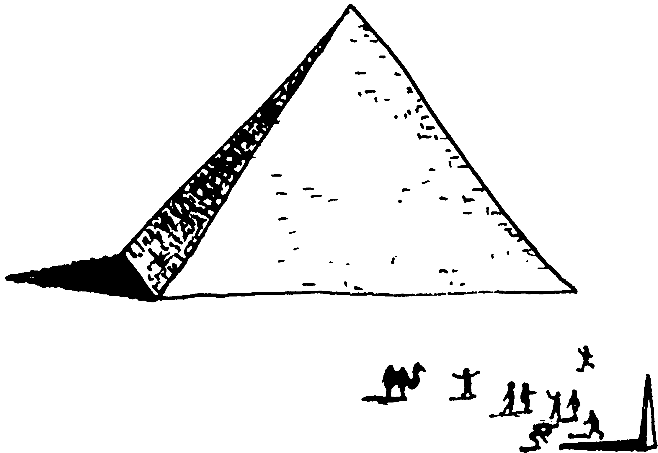Фалес измеряет высоту пирамиды