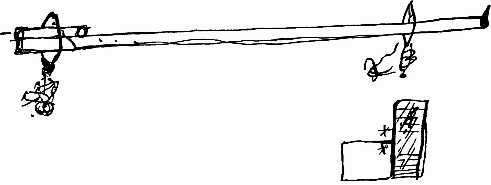 Рис. 25. «Морской жезл». Рисунок М.В. Ломоносова