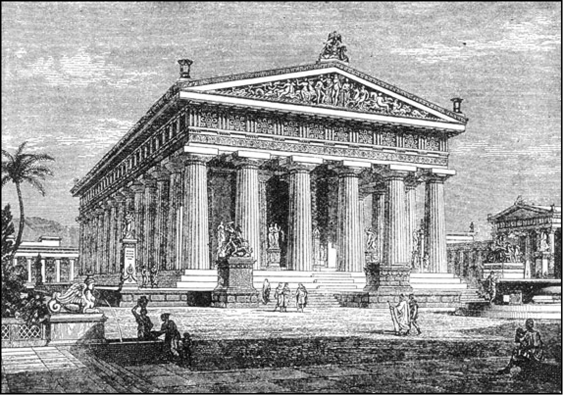 Реконструкция греческого храма: храм Посейдона в Пестуме