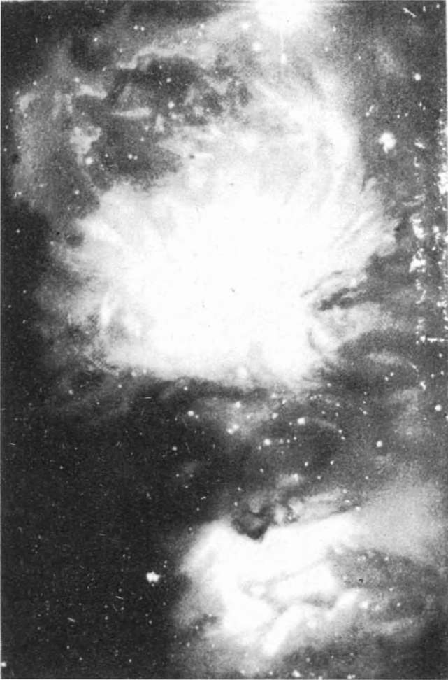 Большая диффузная газовая туманность в созвездии Ориона