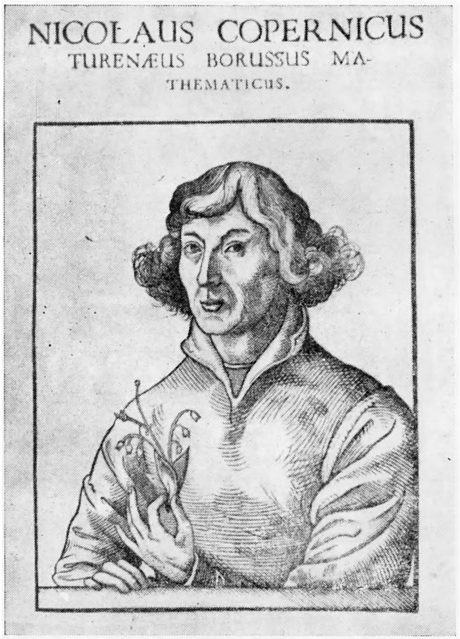 Николай Коперник. Так называемая кауфманновская гравюра на дереве из книги Рейснера, вышедшей в Вюртемберге около 1600 г.