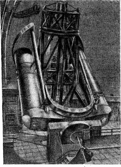 Рис. 24. 200-дюймовый рефлектор обсерватории Маунт Паломар